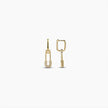 Gold Safety Pin Earrings