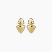 Gold Leaf Drop Earrings