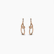 Rose Gold Interlocking Earrings