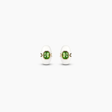 Emerald Glow Studs
