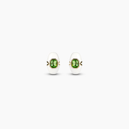 Emerald Glow Studs
