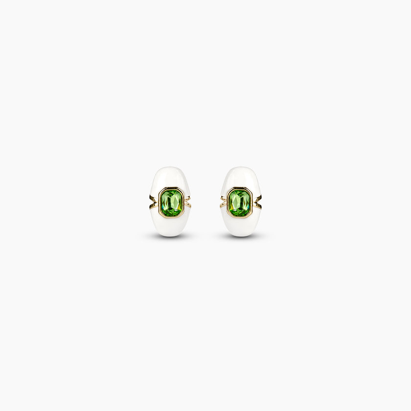 Emerald Glow Studs