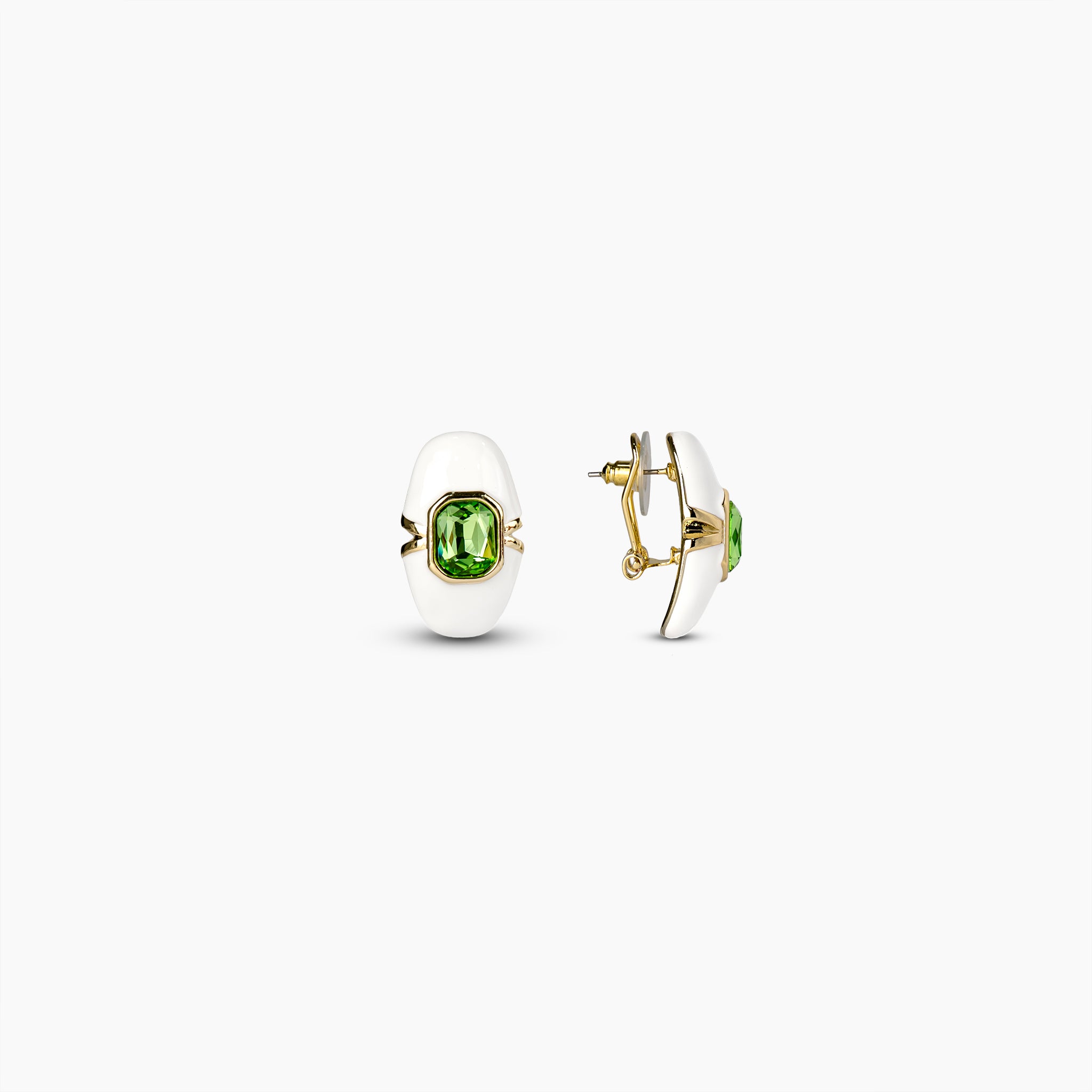 Emerald Glow Studs