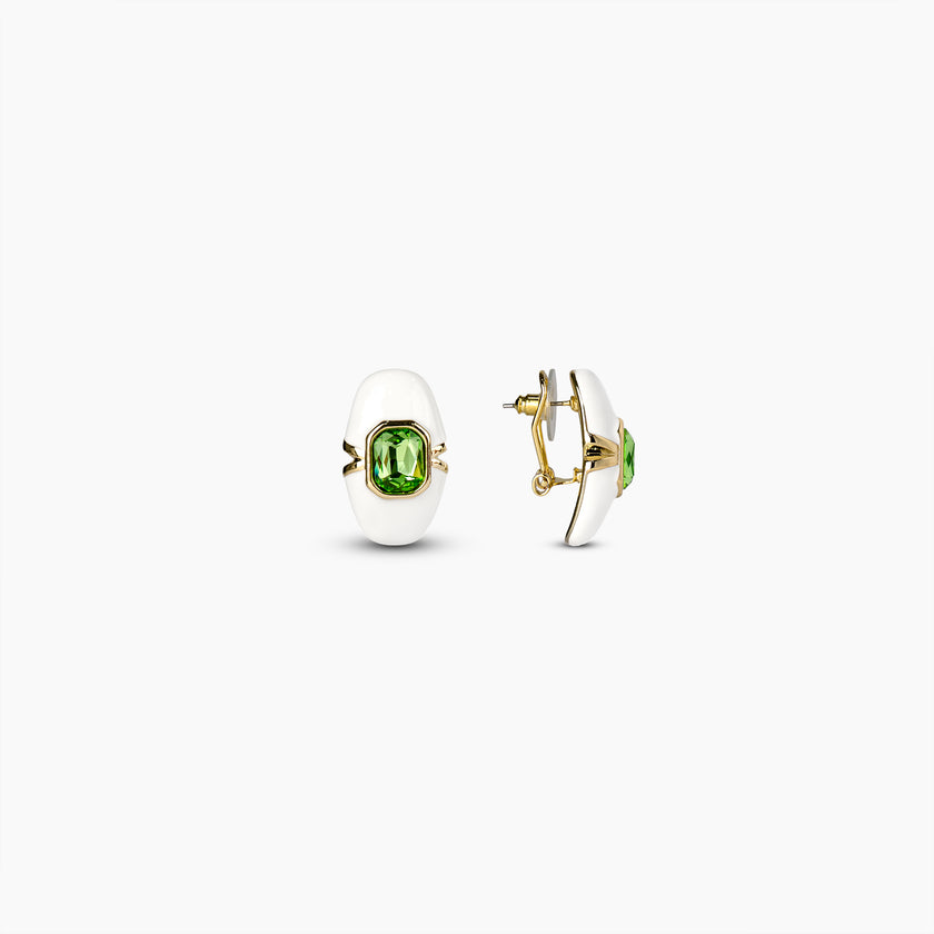 Emerald Glow Studs