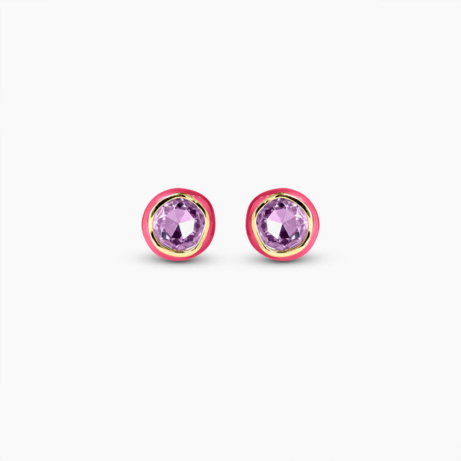 Pink Pop Stud Earrings