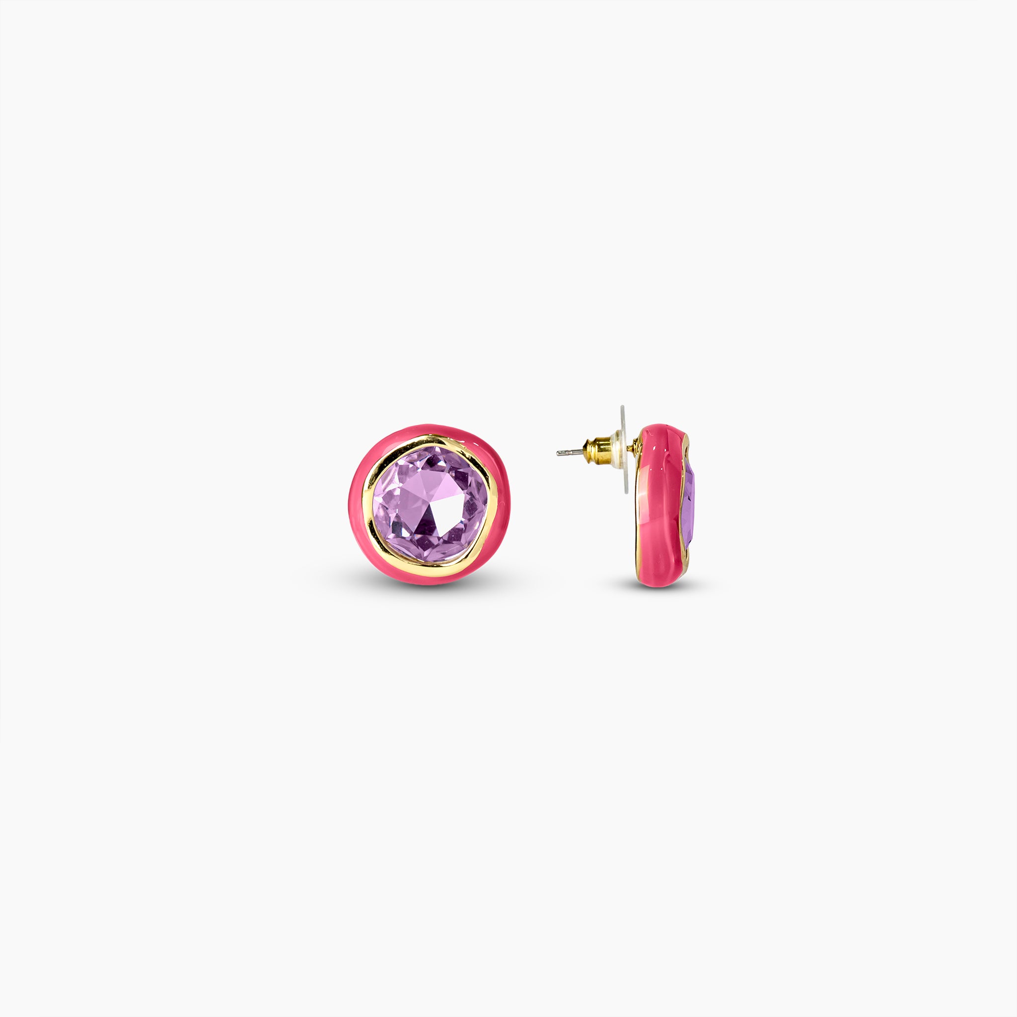 Pink Pop Stud Earrings