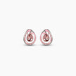 Rosé Teardrop Statement Earrings