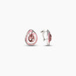 Rosé Teardrop Statement Earrings