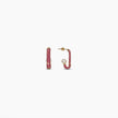 Ruby Pearl Pavé Hoops