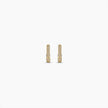 Diamond Pearl Pavé Hoops