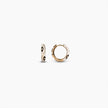 Rose Gold Evil Eye Hoops