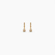 Gold Star Huggie Earrings