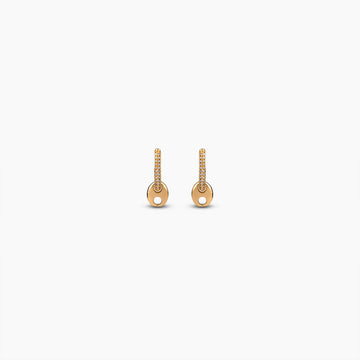 Pavé Mariner Link Earrings
