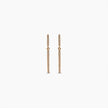 Gold Pavé Bar Earrings