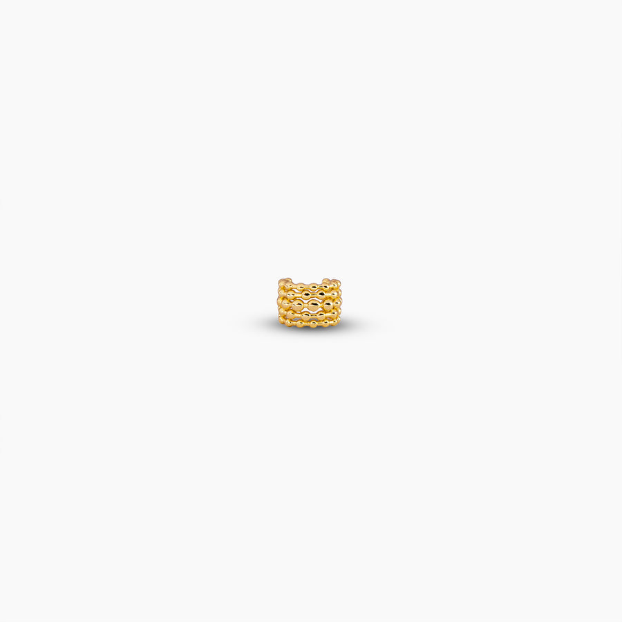 Gold Sphere Earcuff