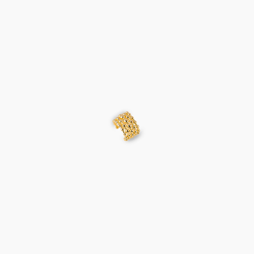 Gold Sphere Earcuff