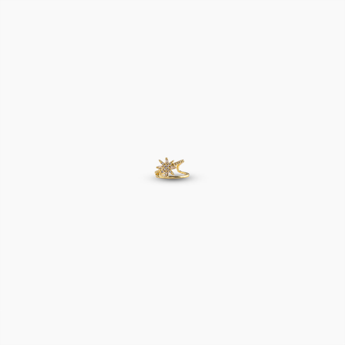 Gold Starburst Earcuff
