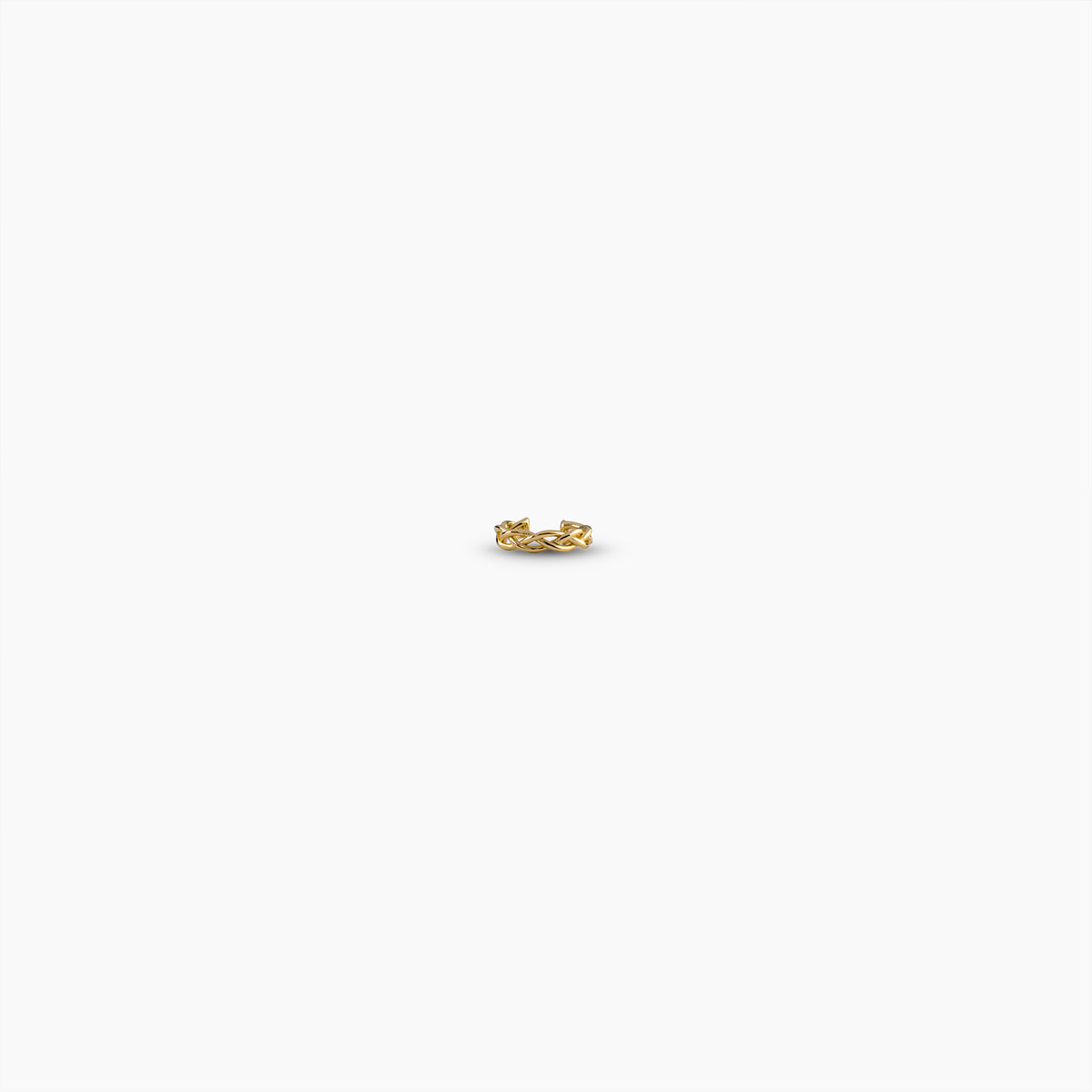 Gold Braided Earcuff