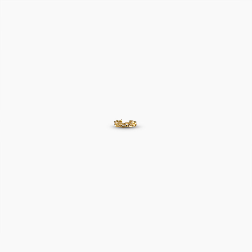 Gold Braided Earcuff