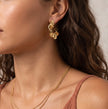 Ripple Gold Hoops