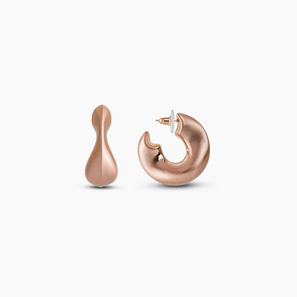Brushed Mood Luna Hoops