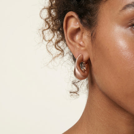 Brushed Mood Luna Hoops