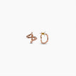 Rose Gold Swirl Earrings