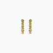 Gilded Knot Hoop Earrings