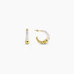 Harmony Pearl Hoop Earrings