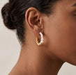 Harmony Pearl Hoop Earrings