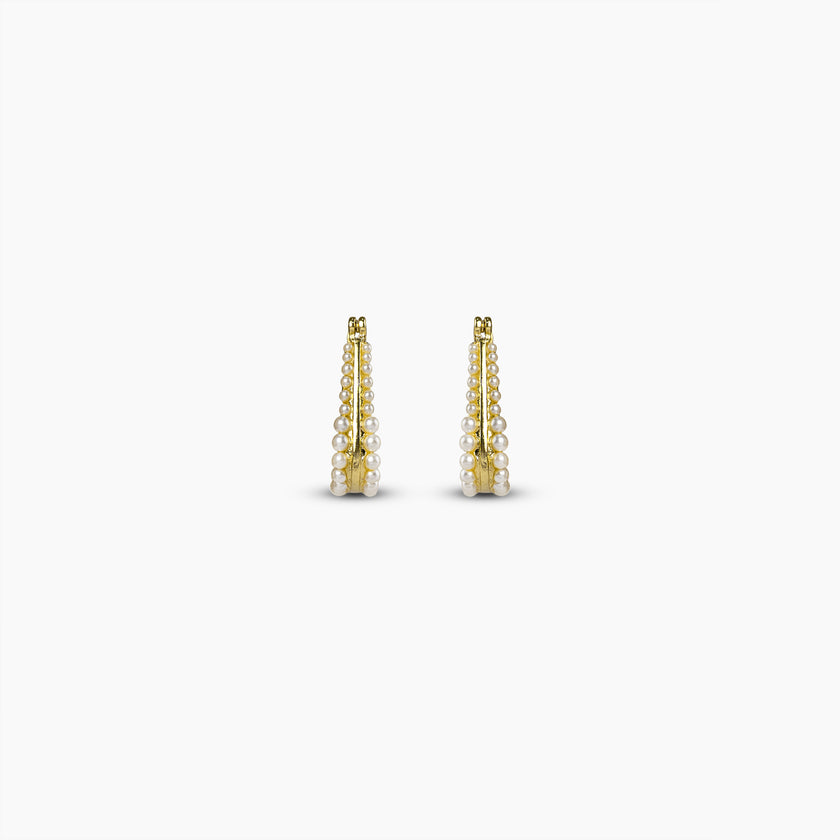Pearl Frame Hoops