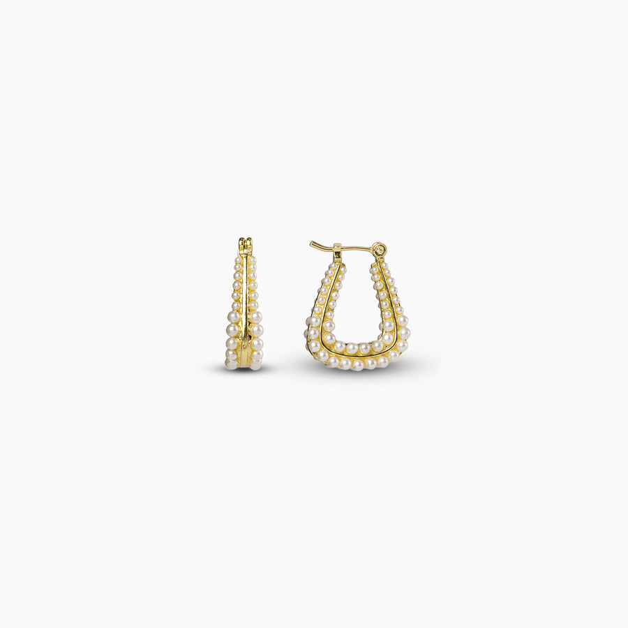 Pearl Frame Hoops