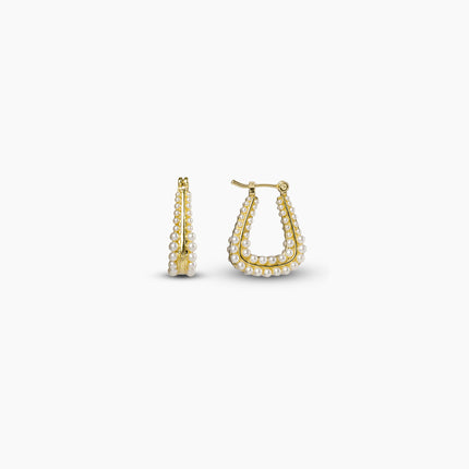 Pearl Frame Hoops