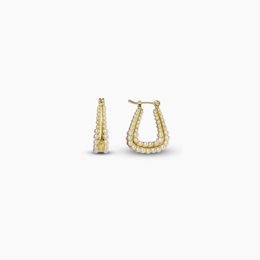 Pearl Frame Hoops