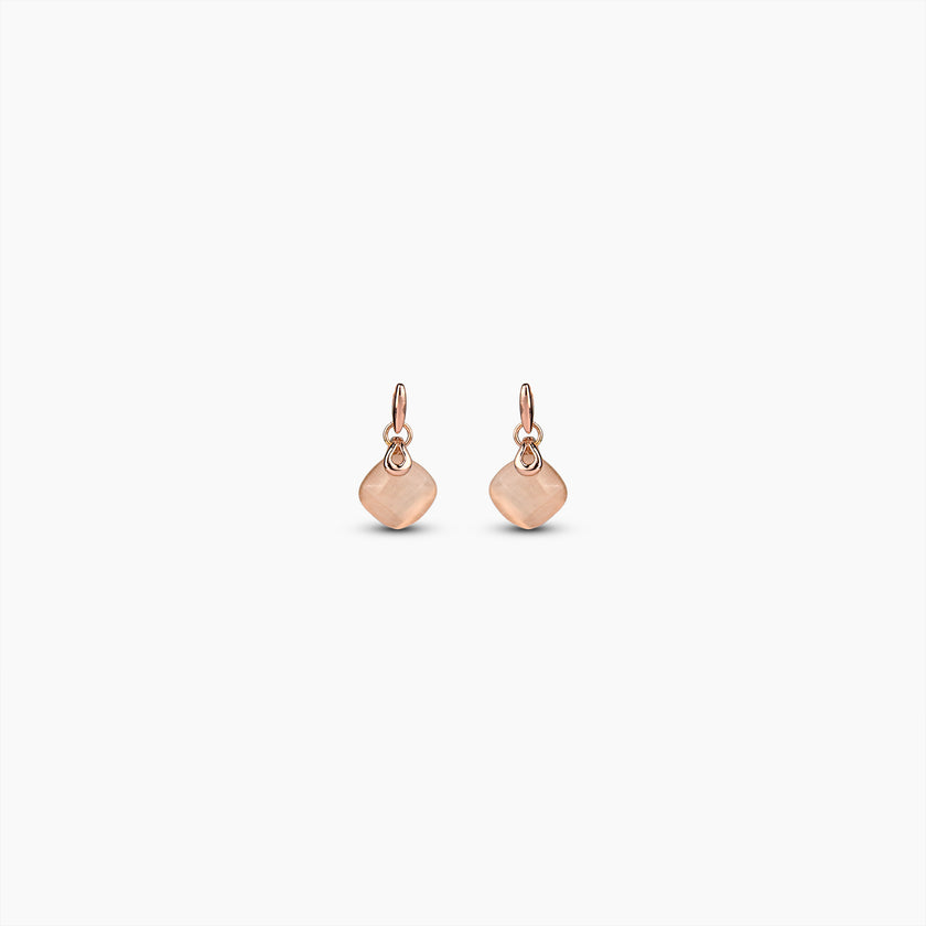 Blush Quartz Drop Earrings