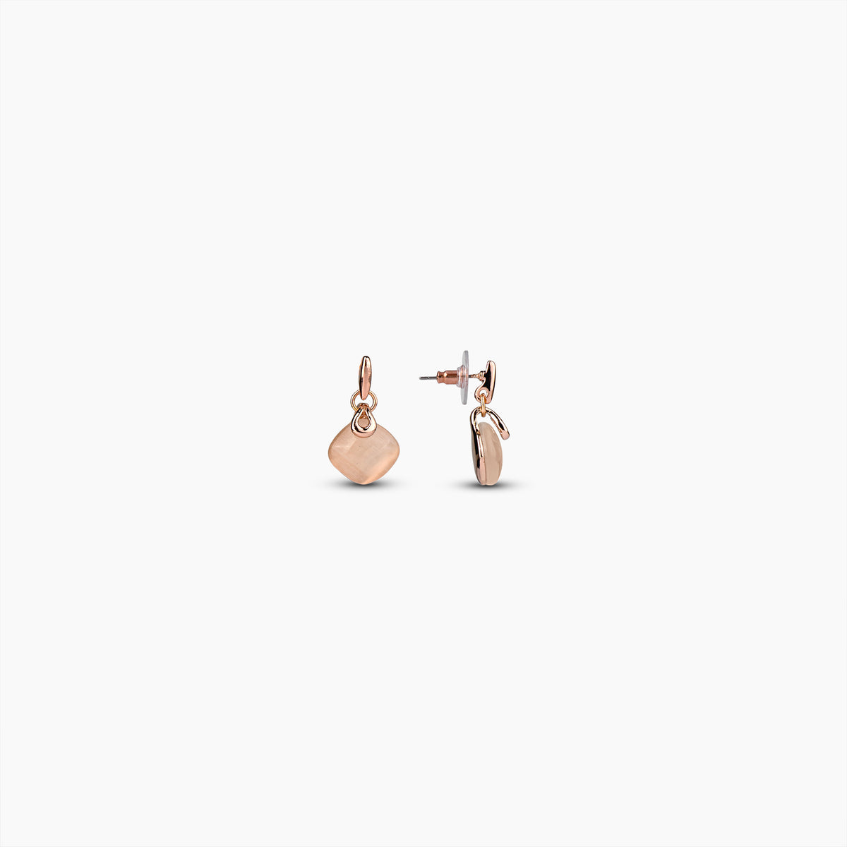 Blush Quartz Drop Earrings