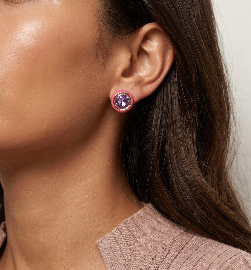 Amethyst Glow Earrings