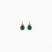 Emerald Glow Drop Earrings