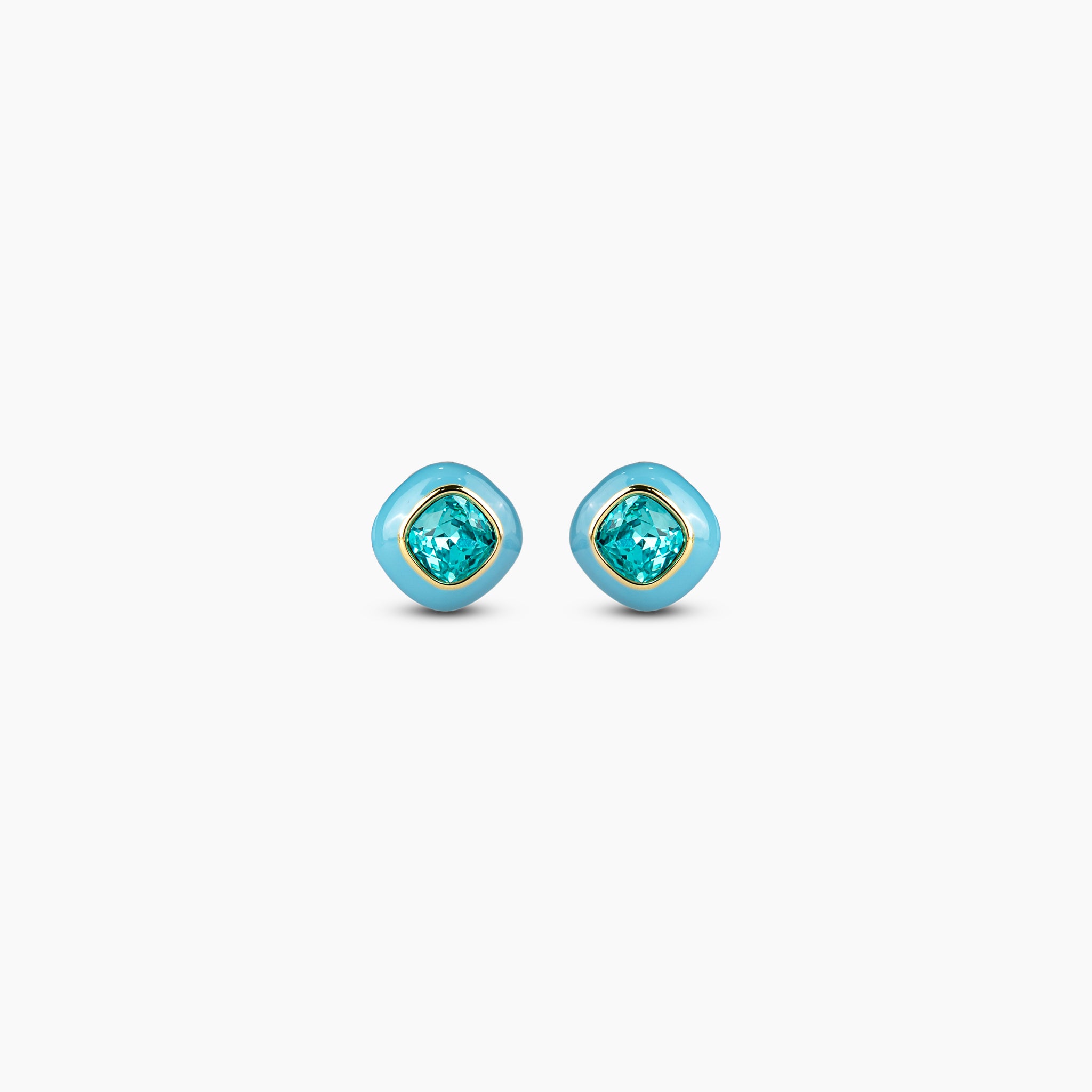 Aqua Crystal Earrings