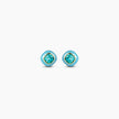 Aqua Crystal Earrings