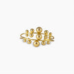 Gold Sphere Open Cuff