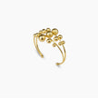 Gold Sphere Open Cuff