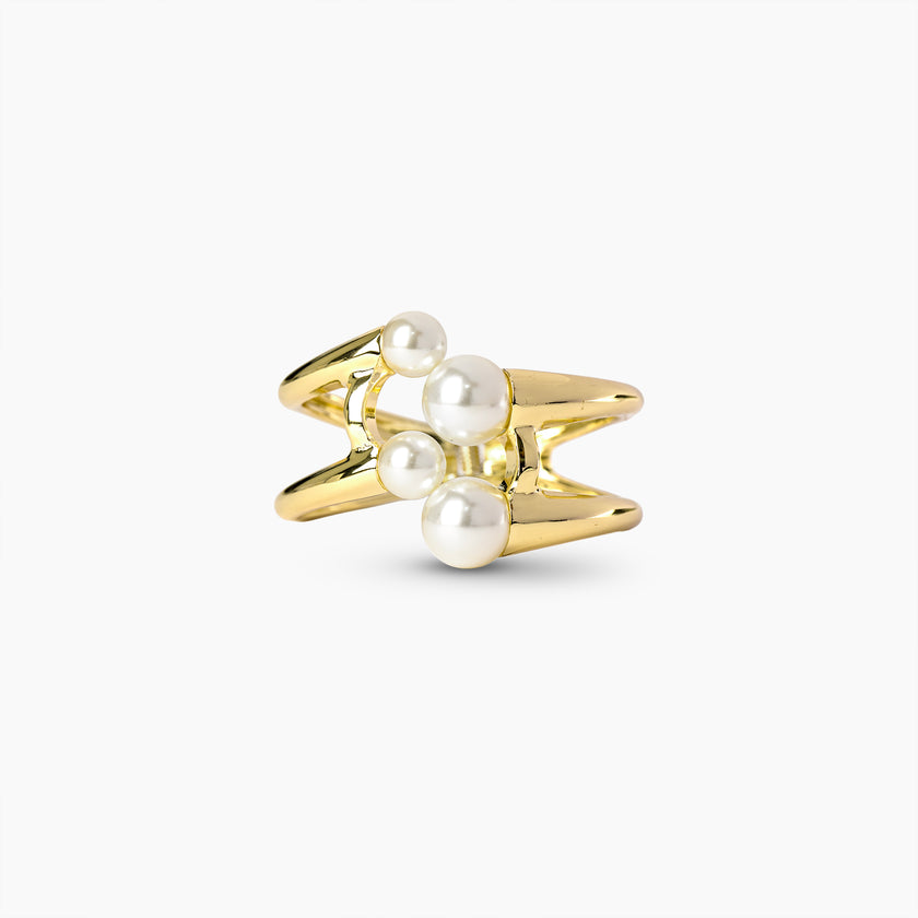 Pearl Sculptural Cuff