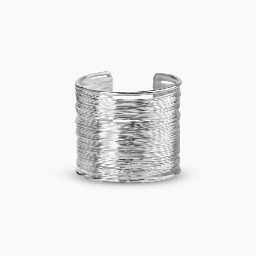 The Silver Sway Cuff