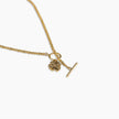 Gold Clover Toggle Necklace