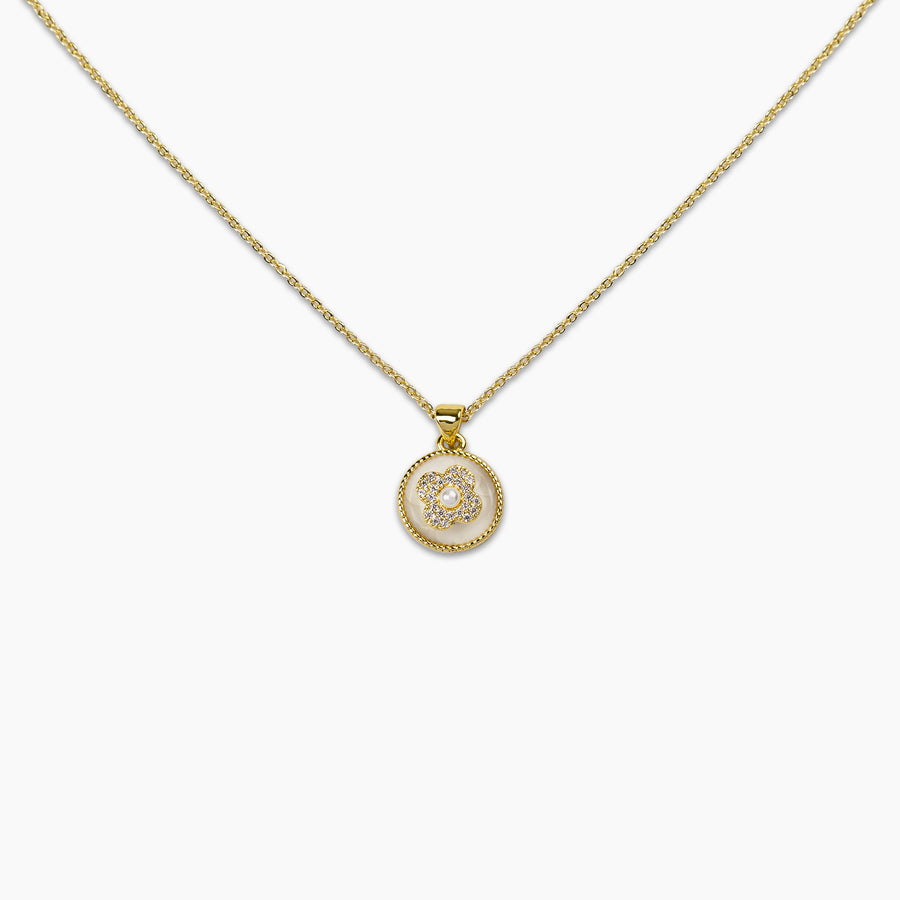 Floral Medallion Necklace