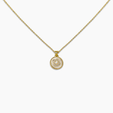 Floral Medallion Necklace