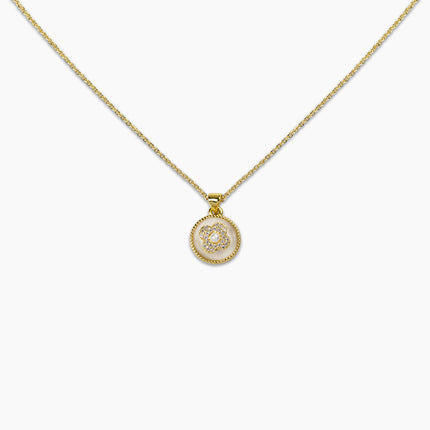 Floral Medallion Necklace