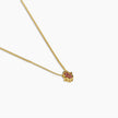 Ruby Hamsa Pendant Necklace