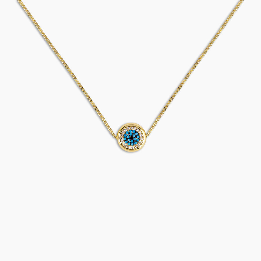 Turquoise Evil Eye Pendant Necklace